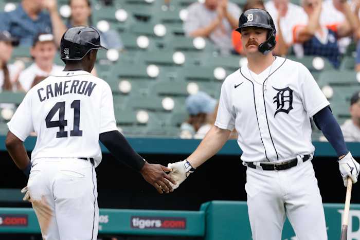 Detroit Tigers Outfielder Daz Cameron and Catcher Jake Rogers